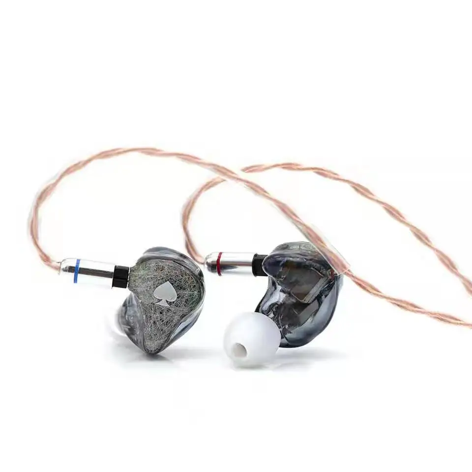 Linsoul queen Audio QM50 HiFi наушники съемный кабель наушники с уравновешенным якорем 5 Ba драйверы хедсет 4 способ кроссовер наушники проводные