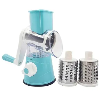 

3 In1 Multifunctional Vegetable Cutter Round Mandoline Grater for Vegetables Vegetable Spiralizer Potato Slicer Kitchen Gadgets