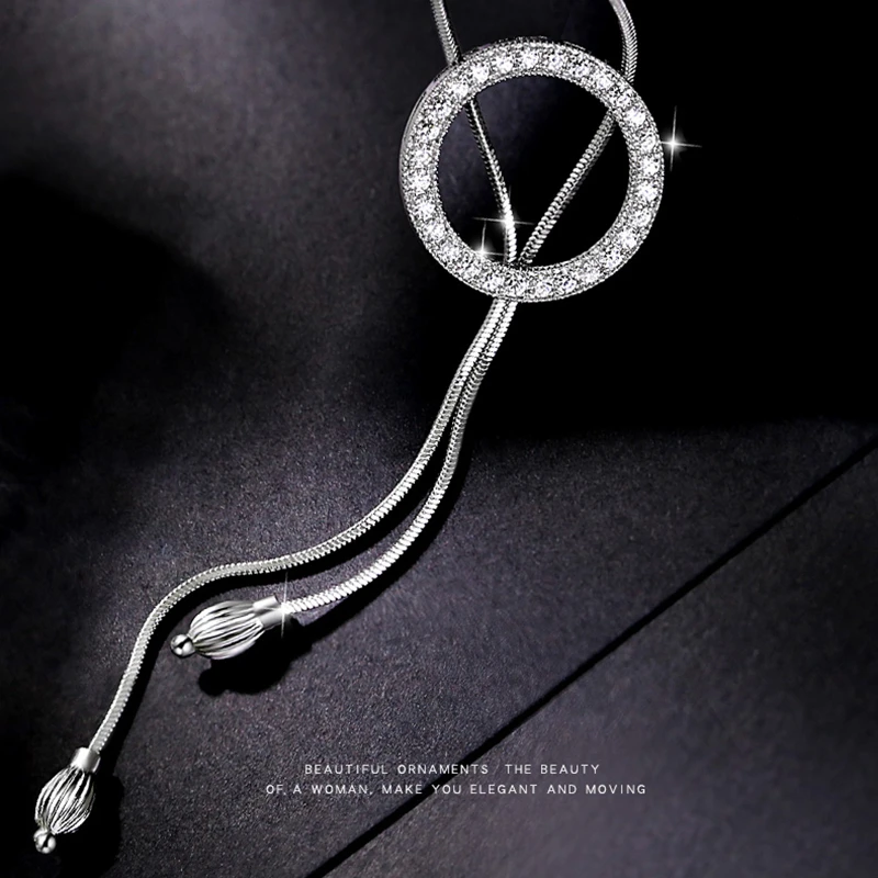 Новинка, кольца, массивное ожерелье s& Кулоны для женщин, винтажное длинное ожерелье с кристаллами, женское колье, женские вечерние ювелирные изделия, подарок