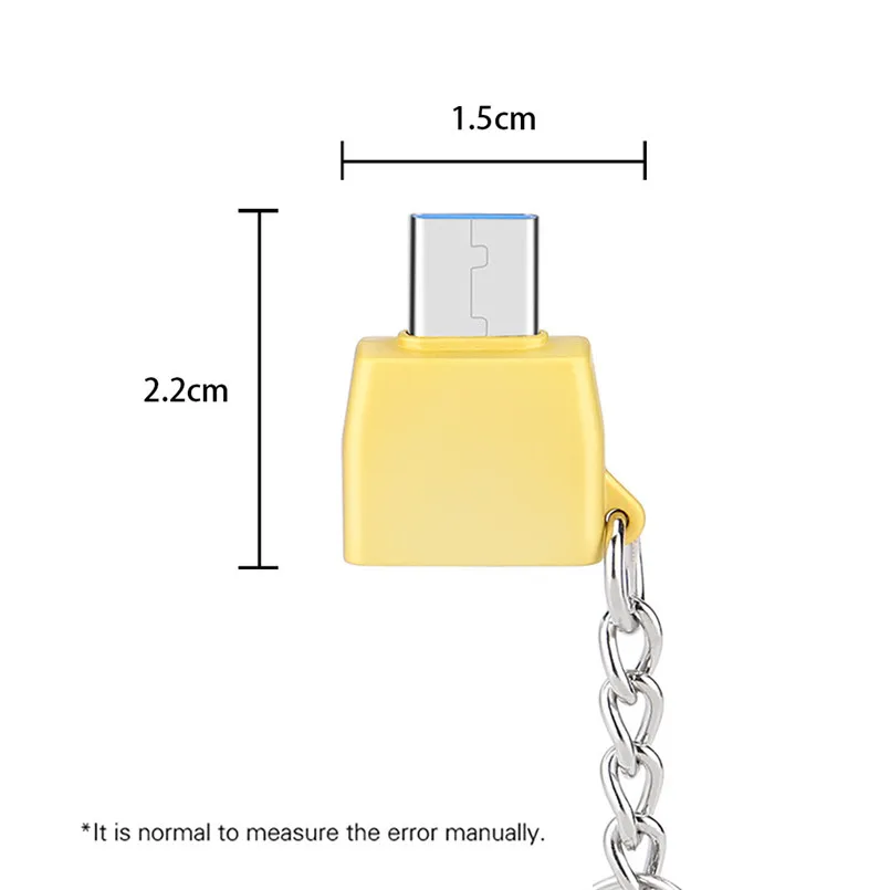 Type-C-USB портативный мини-адаптер для передачи данных и зарядки адаптер-конвертер высококачественный USB-C-USB адаптер 30OCT23