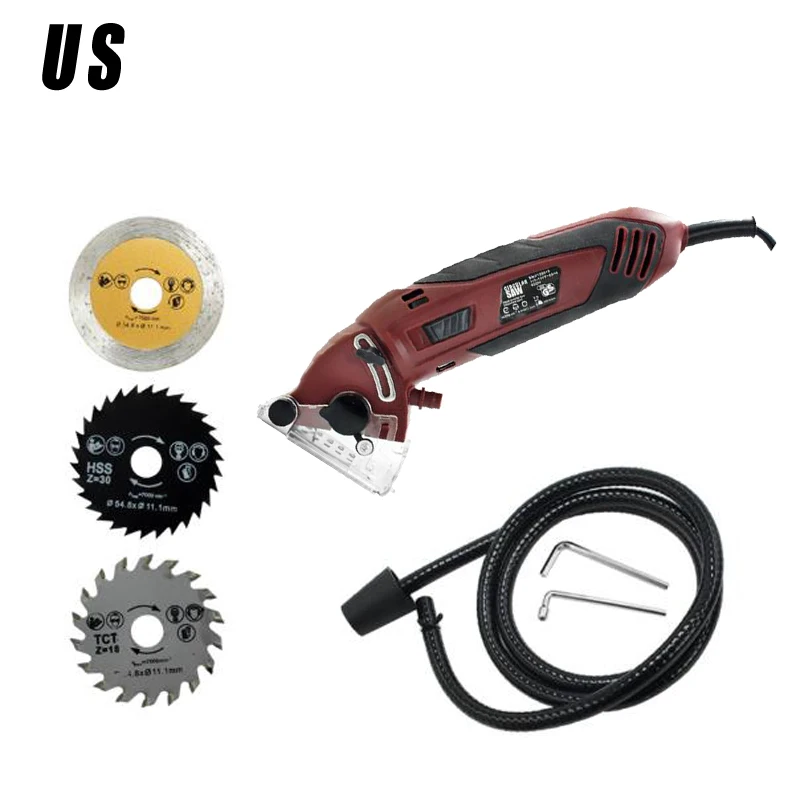 

Multi-function Electric Saw Set 220V/110V Circular Cutters Cutting Red