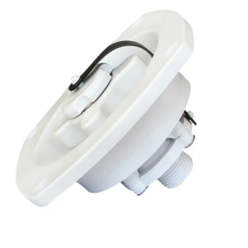 

New Trailer Accessories Water Inlet Auto Fresh Leak Proof For Tanks Gravity Fill Plastic RV Exterior Parts Caravan Hatch Round