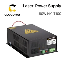Cloudray 80 Вт-100 Вт CO2 лазерный источник питания для CO2 лазерной гравировки и резки HY-T100 T/W Plus серия длинная гарантия