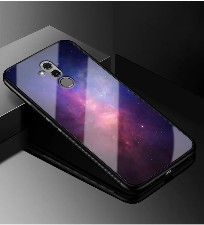 Чехол для huawei mate 20 Lite, жесткое стекло для ПК, чехол для телефона, черный бампер из ТПУ, чехол для huawei mate 20 Lite mate 20 20 Pro, чехол Coque - Цвет: 09
