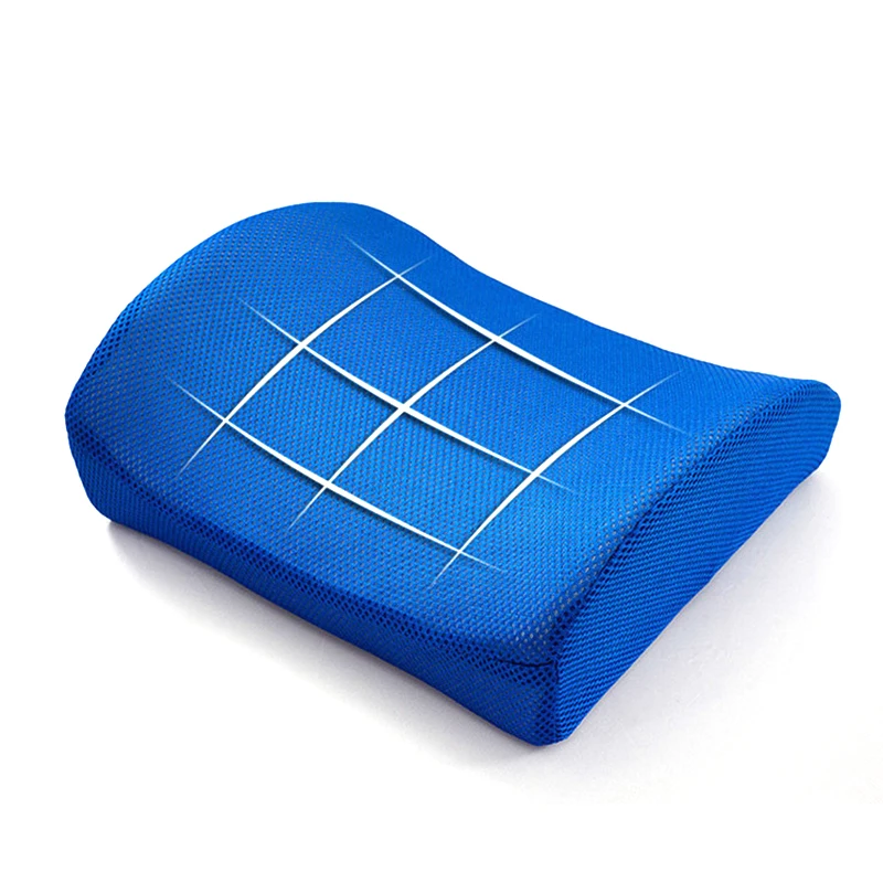 3D пены памяти Автомобильное сиденье подушка для шеи поддержка спины массажер талии отдых подушка стул спинка поясничная подушка для дома и офиса