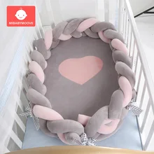 80*50 см переносная детская кроватка гнездо детская дорожная кровать хлопок складная детская бионическая кровать Младенческая Детская Колыбель съемный Babynest уход