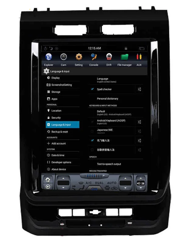 1" tesla стиль вертикальный экран android 8,1 шесть ядер автомобиля gps Радио Навигация для ford F-150 Lobo F-250 2009