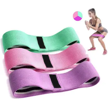 

Resistance Booty Band Squat Lifting Beautiful Buttocks Resistance Circle Yoga Rally Belt Hip Abdomen Belt Ring-Set / 3 Stripss