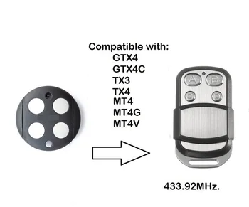

For GTX4, GTX4C,TX4 remote control replacement 433mhz rolling code remote