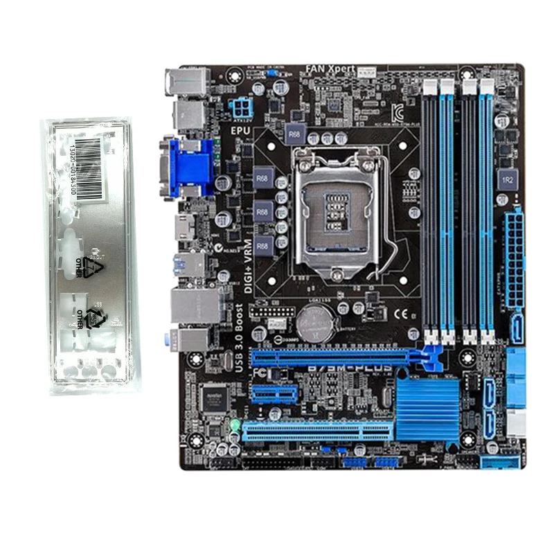 

For ASUS B75M-PLUS Desktop motherboard B75 chipset LGA 1155 micro ATX DDR3 32GB SATA3.0 USB3.0 100% fully Tested