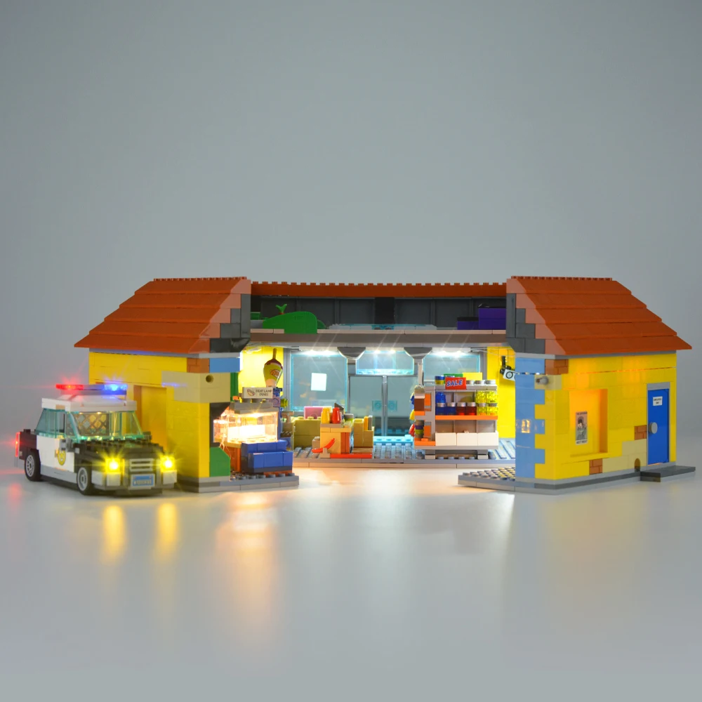 16004 Creator Cartoon Kwik-E-Mart House 2232 шт. 71016 модель уличного вида строительные Конструкторы кирпичи развивающие игрушки