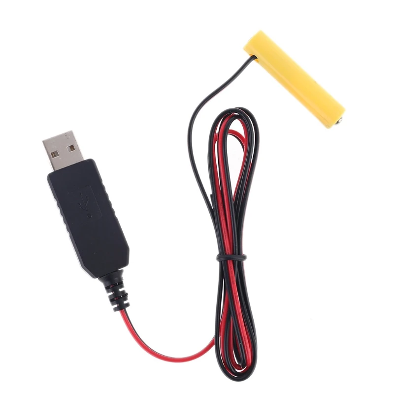 1.5/3/4.5/6V LR03 AAA Battery Eliminator USB Cable for Toys LED Headlamp Camera Keyboard Remote Control Electronics A0NB