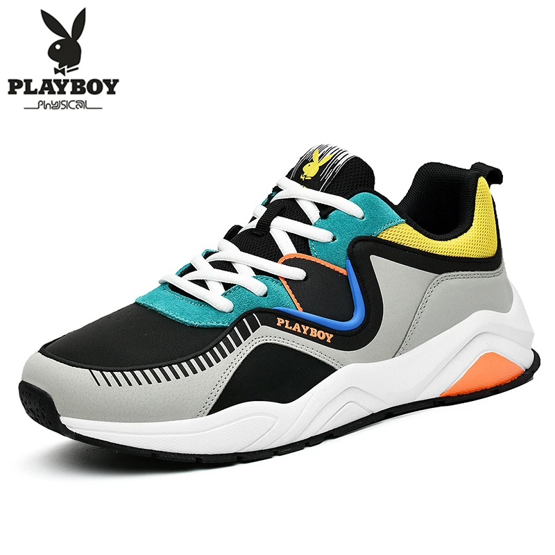 PLAYBOY новые кроссовки Мужские дышащие сетчатые уличные противоскользящие кроссовки для бега мужская легкая обувь для трекинга обувь