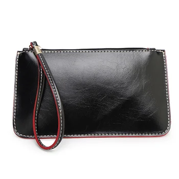 

1 PC Oil Wax Leather Coin Purses Women Girl Lady PU Mini Wallet Zipper Card Storage Bag Colorful Square Coin Purse Dropship New