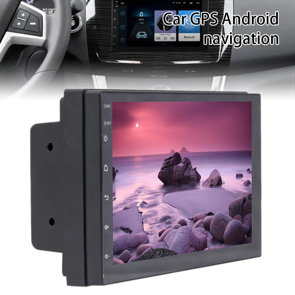 

Android 8.1 Touch Screen 2 DIN 7 inch GPS WiFi Navigator Car Multimedia Player Bluetooth FM Radio Player Vehicle camera