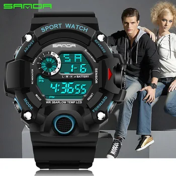 

Fashion Military Sport Watch G Style For Men Digital With Dual Analog Digital Display LED Watch Waterproof Watch For Men Watch