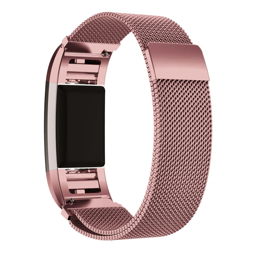 Миланский ремешок для наручных часов для FitBit Charge 2 часы ремешок для часов Регулируемая Замена для Charge 2 браслет