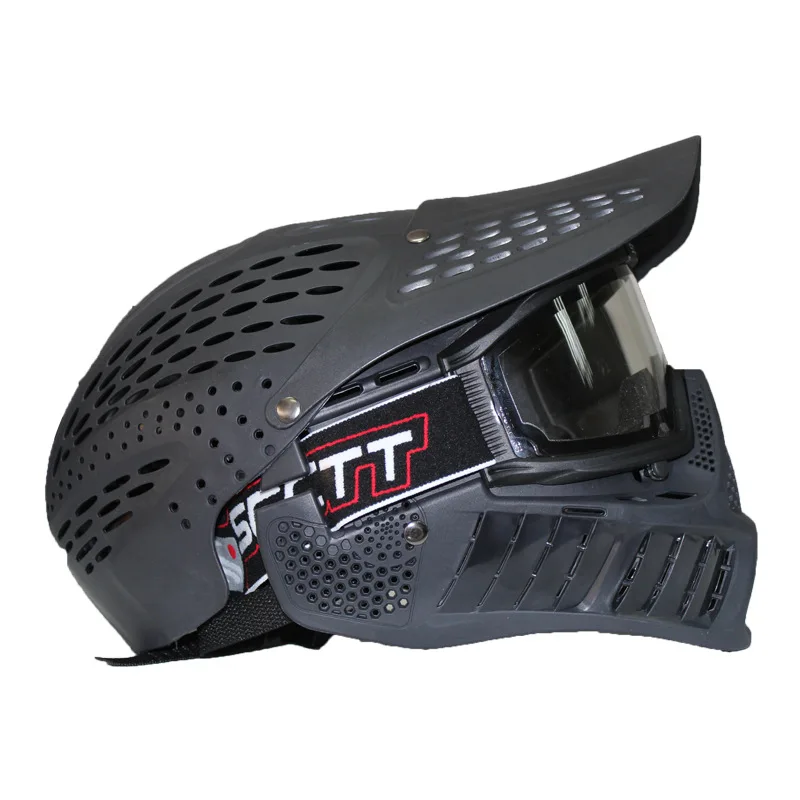 

Paintball Field Operations Mask CS Anti-fog Mask Training Helmet Breathable Protective Helmet All Edges Included Paintball Helme