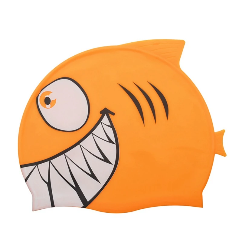 Детская Плавательная шапочка для девочек и мальчиков Силиконовая