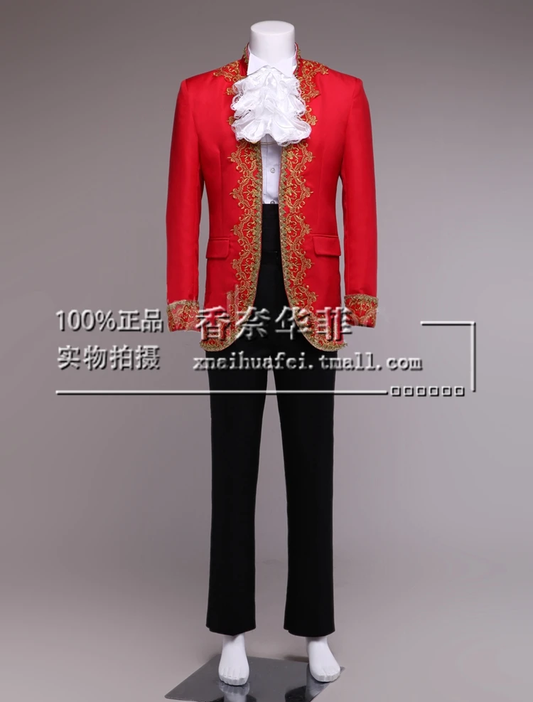 Court Dresses Men's Prince Marshal's National Dresses Retro Men's Antique Dresses Performance Ball