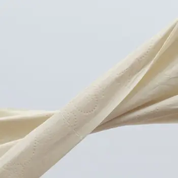 

16 Rolls Toilet Paper No Fluorescent Original Bamboo Pulp Paper 4-Ply Sheets 37MF