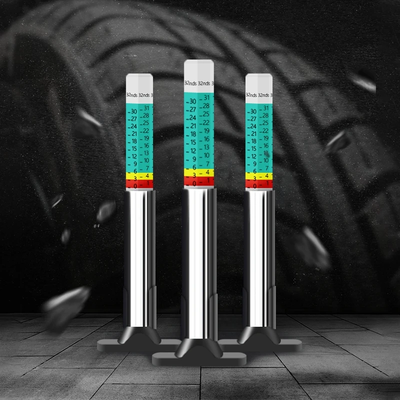 INGBONT Tyre Tire Tread Gauge Precise Car Tire Depth Thickness Meter Detection Bike Motor Truck Check Tester Measuring Tool