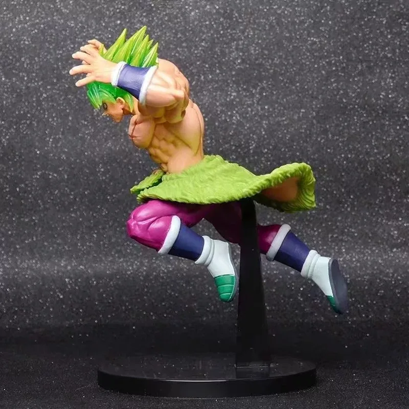 Аниме 22 см Dragon Ball Z зеленые волосы Супер Saiyan Broly театральное издание Roar Broli Batter Ver. ПВХ фигурка модель игрушки