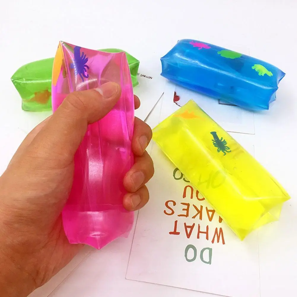 Creativo juguetes de la descompresión de ventilación no puede atrapar agua juguetes para adultos para el regalo de los niños de alivio interesante Anti-presión de tensión serpiente X9B8