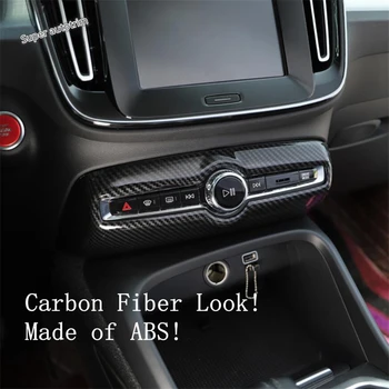 

Lapetus Central Control Air Conditioning Switch Panel Cover Trim Fit For VOLVO XC40 2018 2019 2020 ABS Accessories Interior