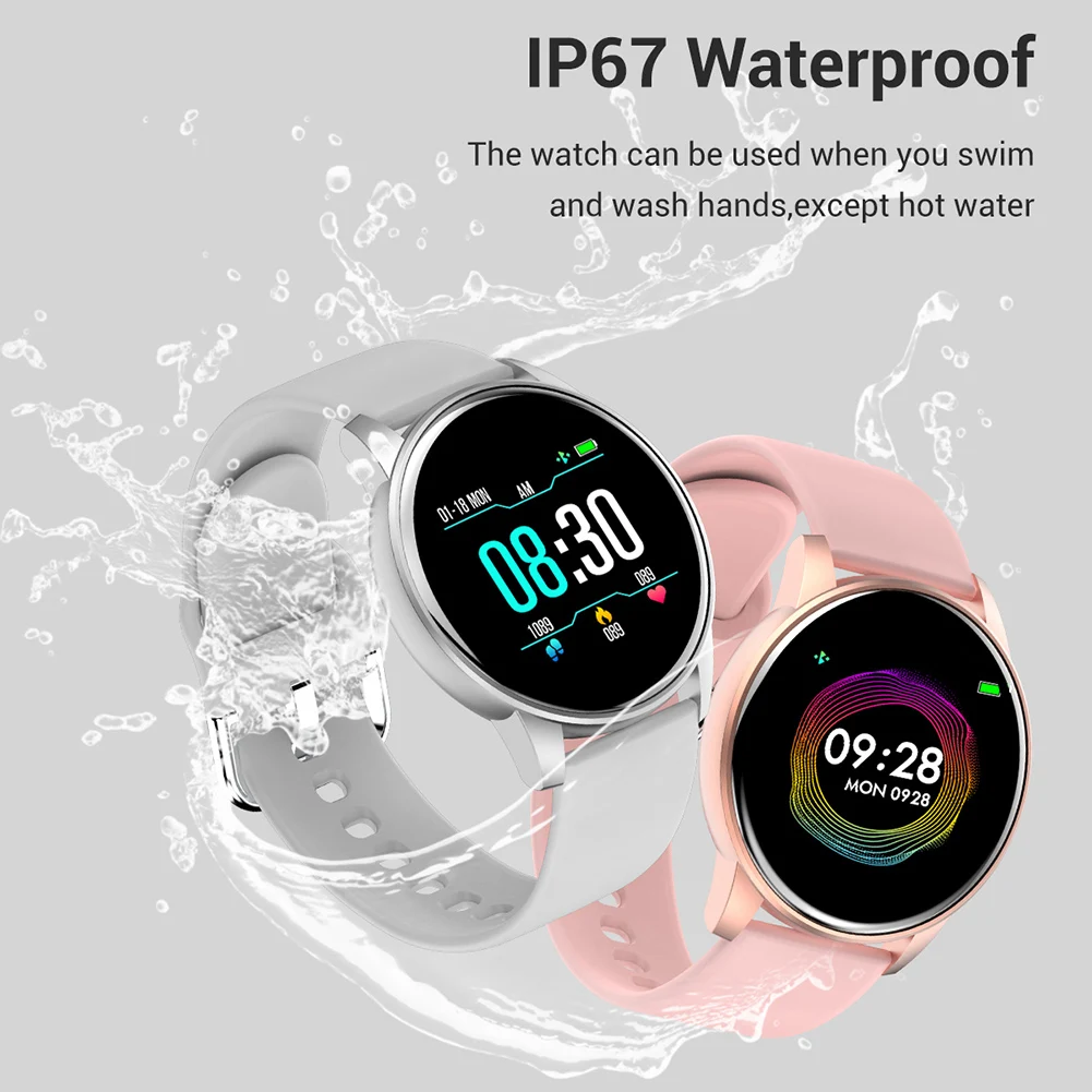 Smart Watch Bluetooth 4.0 OLED Color Screen Smartband Man Women Fashion Fitness Tracker Heart Rate Monitor for Android iOS