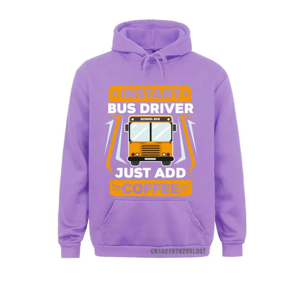 Prevalent Women Hoodies Just Add Coffee Funny School Bus Driver Pullover Hoodie__B11972 Sweatshirts  Long Sleeve Hoods Street Just Add Coffee Funny School Bus Driver Pullover Hoodie__B11972purple