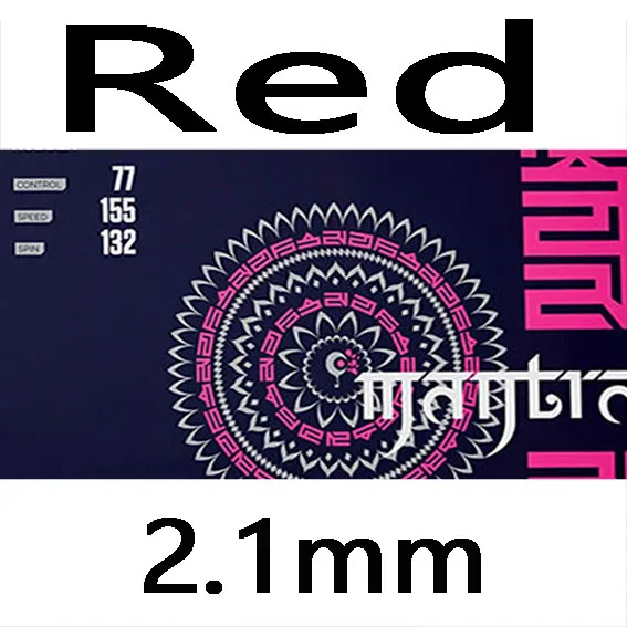M Red 2.1mm STIGA MANTRA M/H резина для настольного тенниса(Сделано в Японии) Pips-in пинг-понг с губкой - Цвет: M Red 2.1mm