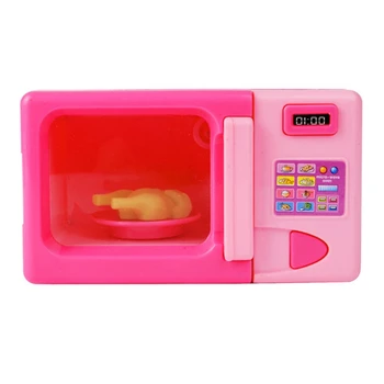 

Mini Cute Microwave Oven Pretend Role Play Toy Educational For Children Role Playing Kitchen Toys Children's Day Birthday Gift