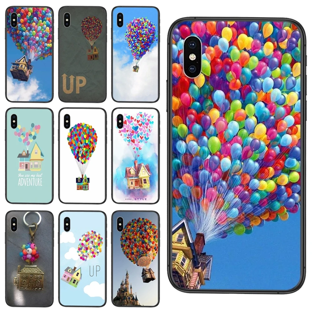 Large Cell Phone Skin Case Up Movie Fly House For Huawei P50 P40 P30 P20 P10 Lite E Plus Pro P Smart Z 2019 2020 2021 | Мобильные