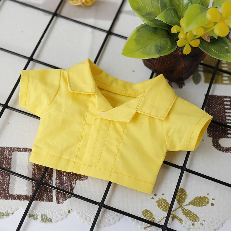 4 only clothes 20 см EXO кукла платье рубашка с сплошной цвет джинсовые блузки шорты кукла аксессуары для кукольной одежды - Цвет: 4 only clothes