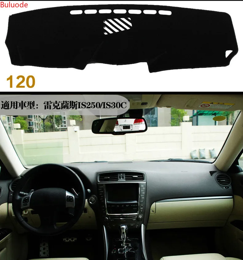 

For lexus IS250 IS300 IS350 2006-2011 Right and Left Hand Drive Car Dashboard Covers Mat Shade Cushion Pad Carpets Accessories