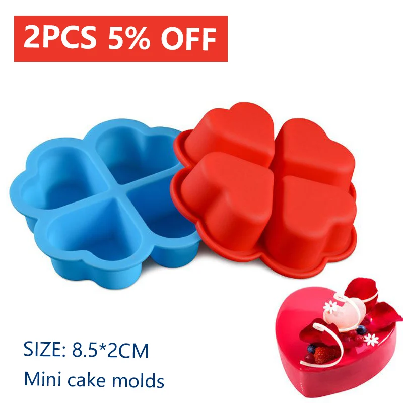 

1pc Mini Silicone Cake Molds Heart Muffin Cupcake Mold DIY Chocolate Bakeware Baking Dish Kitchen Cake Decorating Tools