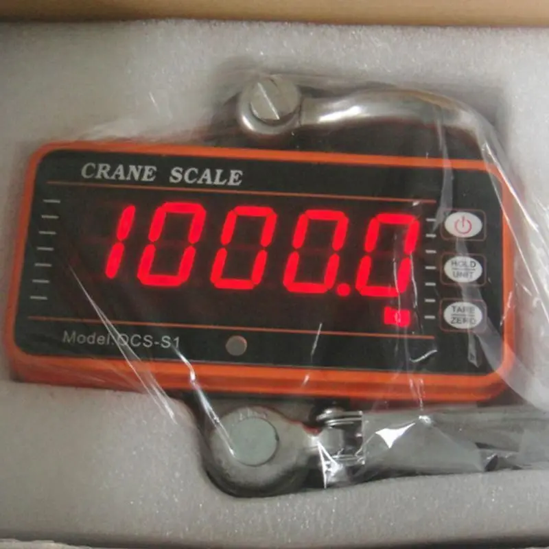 1000 кг/2000lb весы Цифровые Промышленные сверхмощные крановые весы Смарт высокой точности Электронные