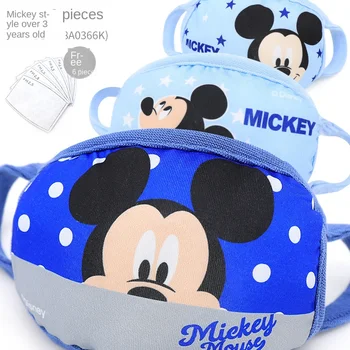 

2020 News Disney Mickey Minnie Cartoons Dustproof Mask Print Face Masks Reusable Children Mask Fabric Dust Masks For Gift