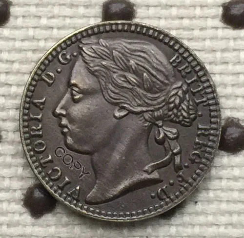 1868 Соединенные монеты Королевства копия