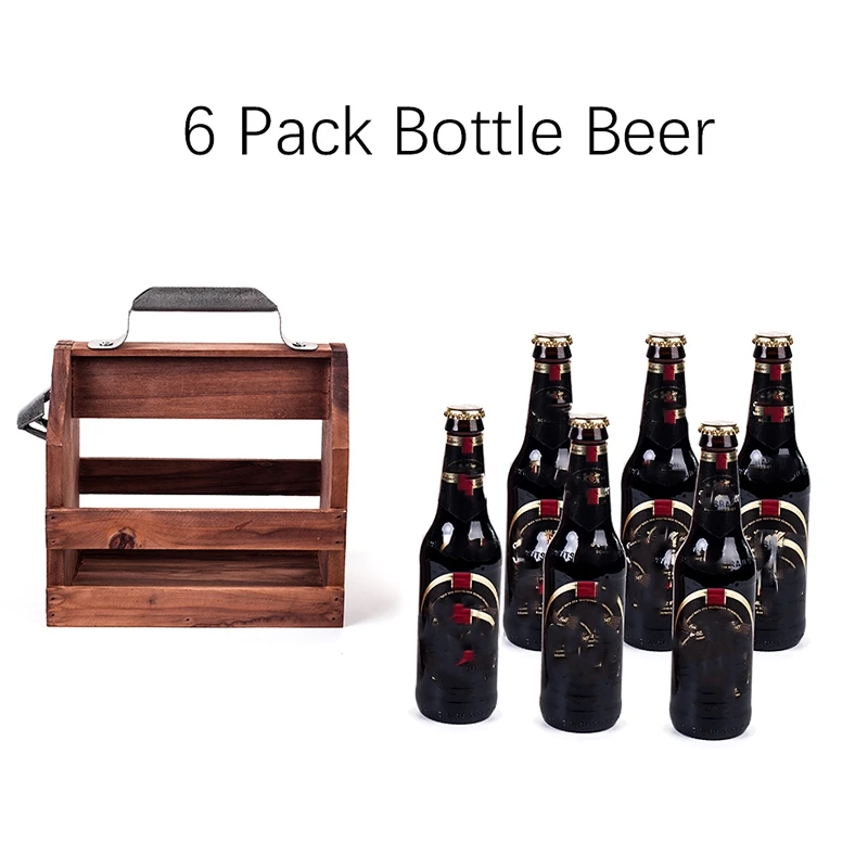 Барный инструмент, открывалка для пивных бутылок из нержавеющей стали, забавные деревянные винные корзины, пивные Caddy