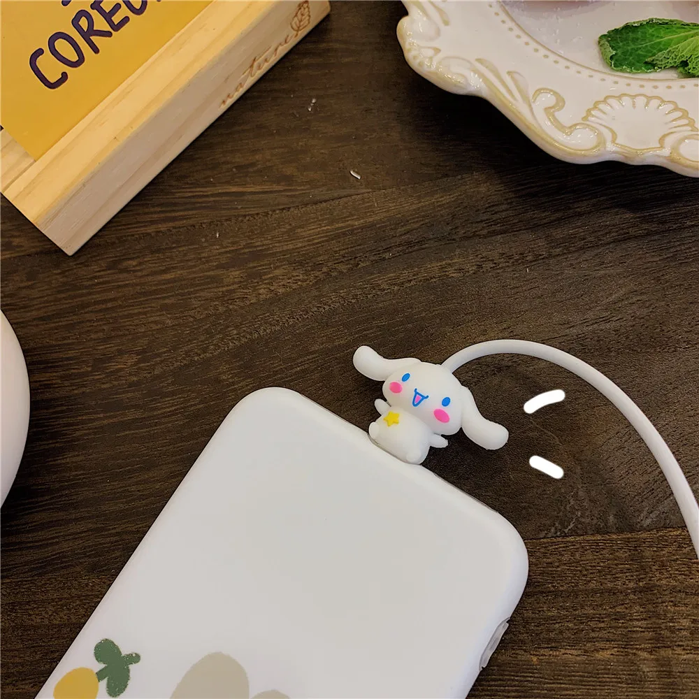 Sanrio моя мелодия куроми силиконовый кабель протектор Pom Purin Cinnamoroll Собака hello kitty милый мультфильм аниме линия протектор