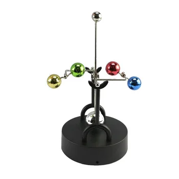 

Creative Newton's Balance Balls Figurine Metal Colorful Modern Art Figurine Ornament Home Decoration Accessories Desktop Decor
