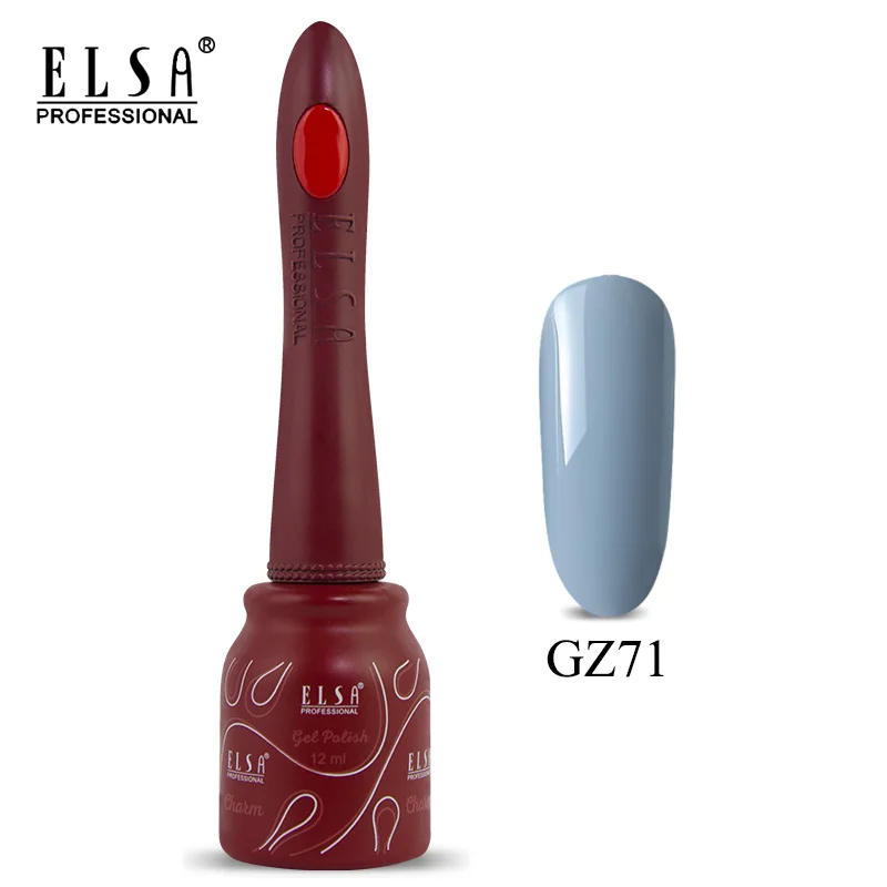 Elsa Nail Art Маникюр Venalisa 80 цветов 12 мл замачиваемый эмалированный Гель-лак УФ-гель для ногтей лак Shirp - Цвет: GZ71