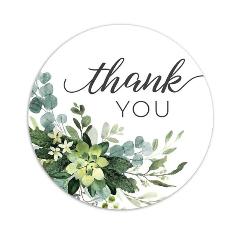 100 500pcs Roll Thank You Stickers Seal Labels Handmade Custom Sticker Scrapbooking For Gift Decoration Stationery Sticker Assorted Stickers Aliexpress