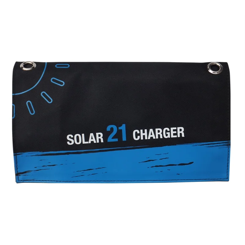 

Outdoor Solar Charger Panel Waterproof USB Port Folding Compact Smartphone Charger