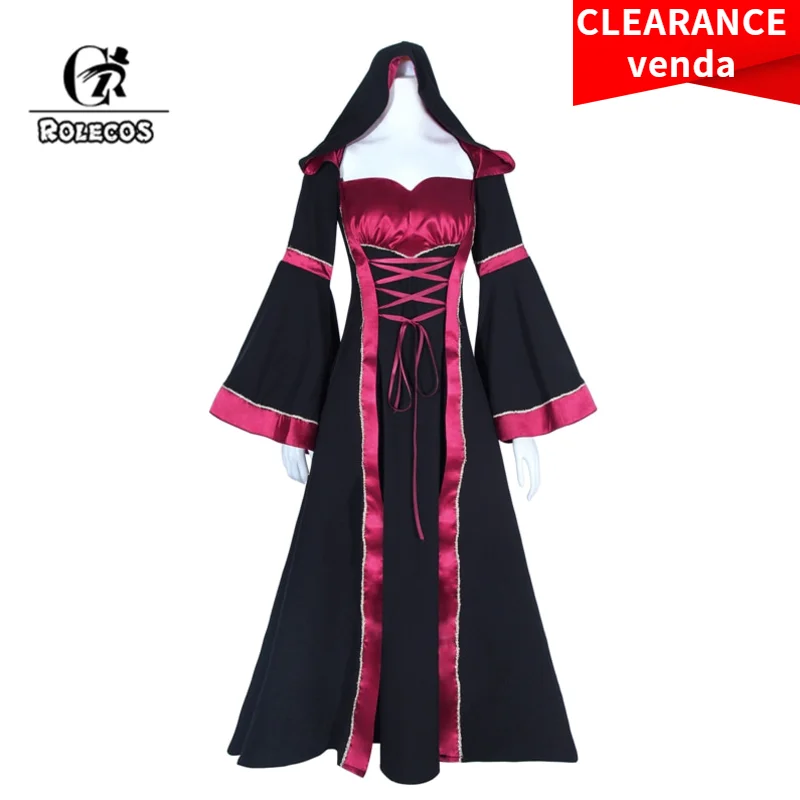 ROLECOS средневековый костюм для Хэллоуина викторианское женское платье Ренессанс