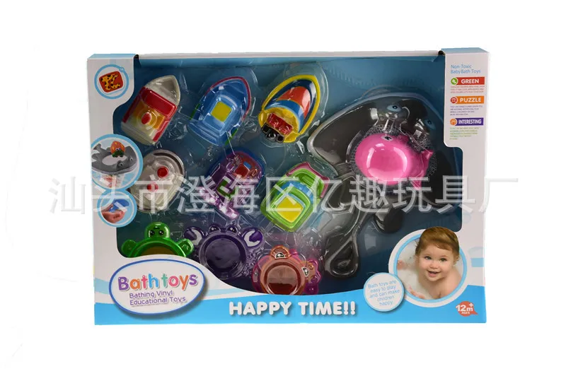 Младенцы играть с водой Ванна игрушка корабль моделирование виниловая игрушка Yq851886