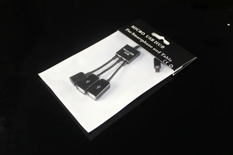 Micro USB концентратор 3 в 1 Мужской и Женский двойной USB хост мощность зарядки переносной кабельный хаб адаптер, преобразователь, удлинитель для мобильного телефона