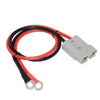 

10AWG 0.5m 1m 50A 600V SH50 Plug to O Type Terminal Solar Extend Cable